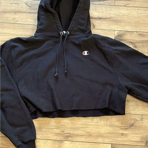 Champion crop hoodie
